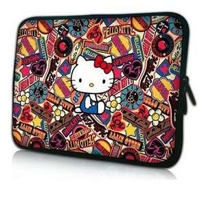  New 14 Hello Kitty Collage Style Laptop/Computer Bag with 