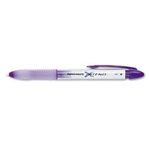  Products   Paper Mate   X Tend RT Ballpoint Retractable Pen, Purple 
