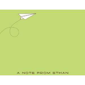  PAPER AIRPLANE FLAT NOTE CARD