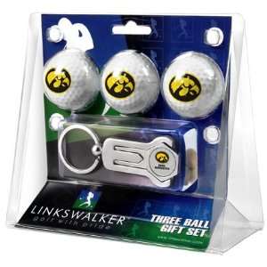  University of Iowa Hawkeyes 3 Golf Ball Gift Pack w 