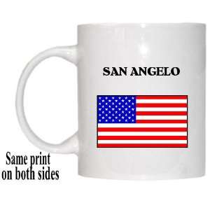  US Flag   San Angelo, Texas (TX) Mug 