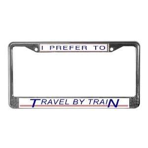   by Train Hobbies License Plate Frame by 