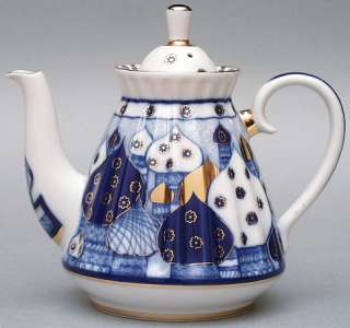 Lomonosov Porcelain Teapot Orthodox Bell  