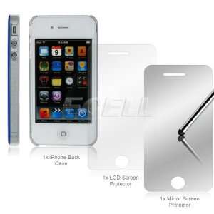  Ecell   BLUE DRAGON BACK CASE + LCD PROTECTORS FOR iPHONE 