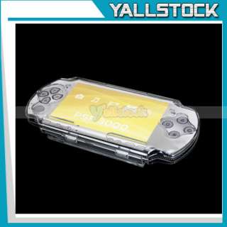 NEW Clear Crystal Case Hard Cover fr Sony PSP 3000/3001  