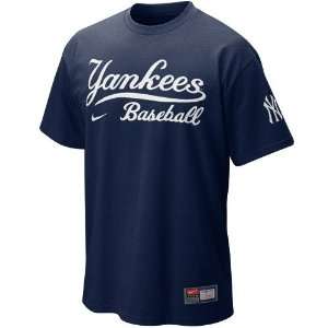  New York Yankees MLB Nike Practice Jersey Tee Shirt 