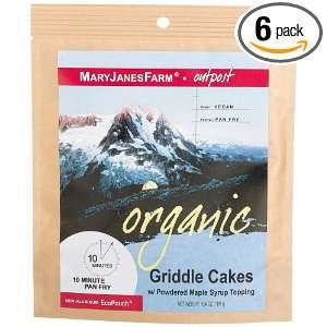 MaryJanesFarm Griddle Cakes, 6.4 Ounce Bags (Pack of 6)  
