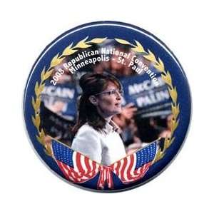 Sarah Palin Republican Convention Button 2 1/2