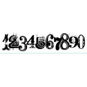  Numbers   Rubber Stamps Arts, Crafts & Sewing
