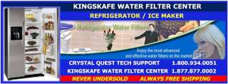 CRYSTAL QUEST REFRIGERATOR ULTIMATE 30KGAL WATER FILTER  