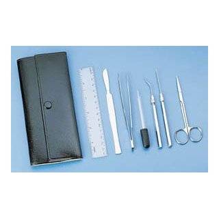 Intermediate Dissecting Set; Surgical handle, scissors, forceps, probe 