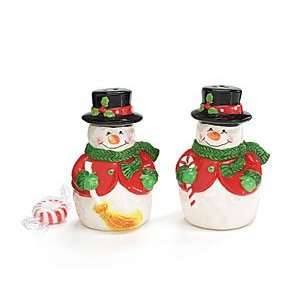  Adorable Holiday Snowman Salt And Pepper Set For Kitchen 