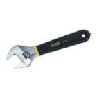 Stanley 8 in. Adjustable Wrench  Double Dipped Cushion Grip