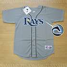 Tampa Bay Rays Majestic SEWN Mens jersey Large Navy NWT  