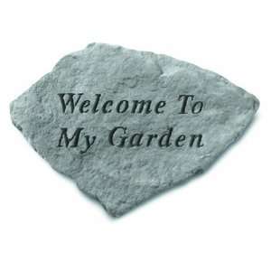  KayBerry Cast Stone Garden Accent Stone Welcome To My 