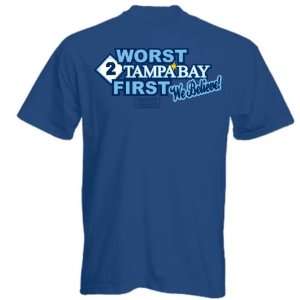  Worst 2 First (Navy) T shirt