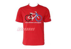   GIANT Mens Leisure Cycling Short Jersey Cycling Culture T Shirt Red