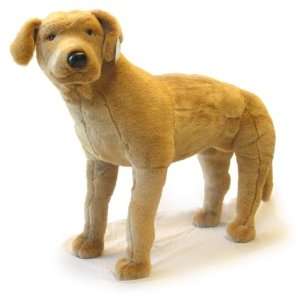 World Safari Brown Plush Dog Lab 31 WS020 01 130 Toys 