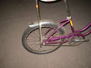  Purple Ladies Girls Schwinn Stingray Bicycle Banana Seat My Fair Lady