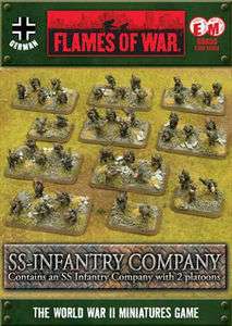 SS Infantry Company GBX58 Germany Flames of War   