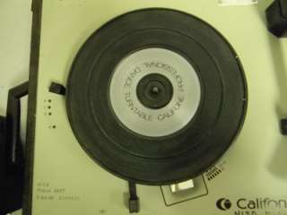 Original** Califone 1155K Record Player W/ Needle and BIG SPEAKERS 
