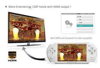 JXD 5000 5 3D Game Console Player 4G HD HDMI DV Camera DC AVI /4 