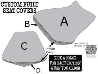 Yamaha R1 Seat Covers 2002 2003 YZFR1 YZF R 1  vinyl skins Front and 