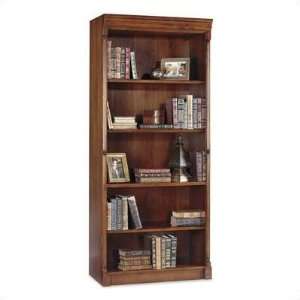   Furniture Mount View Open Wood Bookcase in Cherry