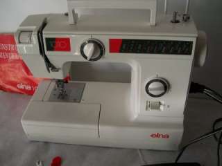 Elna Sewing Machine Model 1010 Manual Accessories  