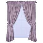 Ellis Curtain Bristol Two Tone Plaid Tailored Panel Pair Curtains with 