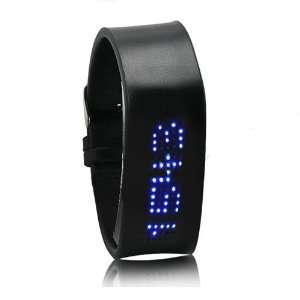  New Black Style LED Watch 