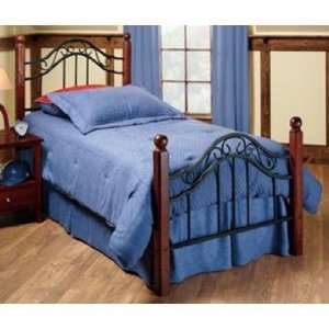  Hillsdale Madison Cherry Wood with Black Bed (Twin)
