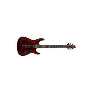   C1 Exotic Star Electric Guitar (Lava Red) Musical Instruments
