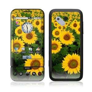  Sun Flowers Decorative Skin Cover Decal Sticker for HTC T 