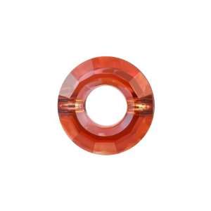    5139 12.5mm Ring Bead Crystal Red Magma Arts, Crafts & Sewing