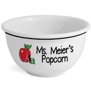  Personalized Teachers Snack Bowl