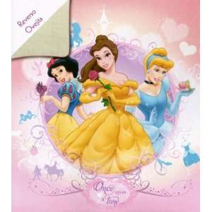  New Disney Princess Twin Size Micronelvet Sherpa Blanket 