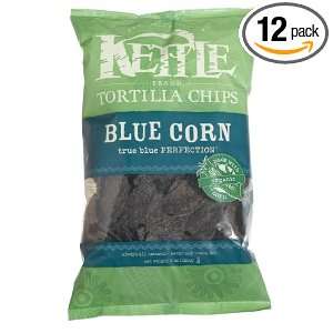 Kettle Tortilla Chips blue Corn, 9 Ounce Grocery & Gourmet Food