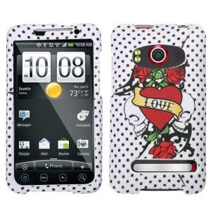 Lizzo Gothic Rose Phone Protector Cover for HTC EVO 4G 