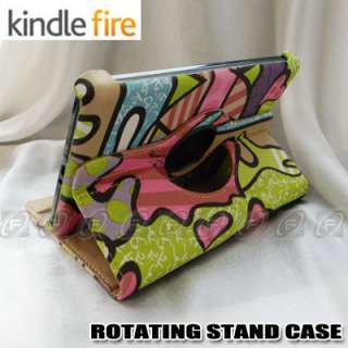   Folio PU Leather Case Cover w/Stand for  Kindle Fire 7 Tablet