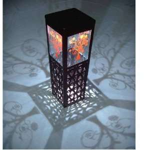  Shadows and Light Tree of Life Solar LED Lantern Patio 