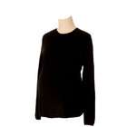 Lilo Maternity Cashmere Blend Crewneck Sweater Black S