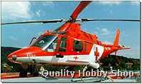 Revell 1/72 Agusta Red Cross Rescue Helicopter skill 3 plastic model 
