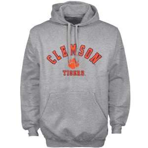 Clemson Tigers Ash Arched Campus Hoody Sweatshirt Sports 