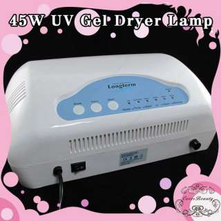 45W UV Gel Curing Nail Lamp Light Dryer Tube Manicure  