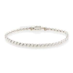  3.8 CT VS1 Diamond Platinum Tennis Bracelet Jewelry