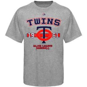   Minnesota Twins Youth Opening Series T Shirt   Ash