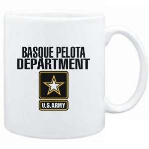  Mug White  Basque Pelota DEPARTMENT / U.S. ARMY  Sports 