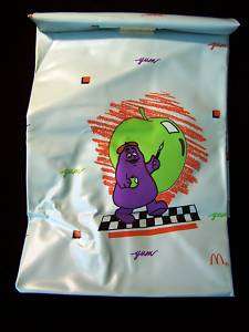 1988 McDONALDS Happy Meal Insulated Lunch Bag VINTAGE PREMIUM Fun 
