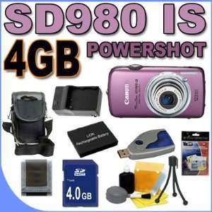  Canon PowerShot SD980IS 12.1MP Digital Camera w/5x Ultra 